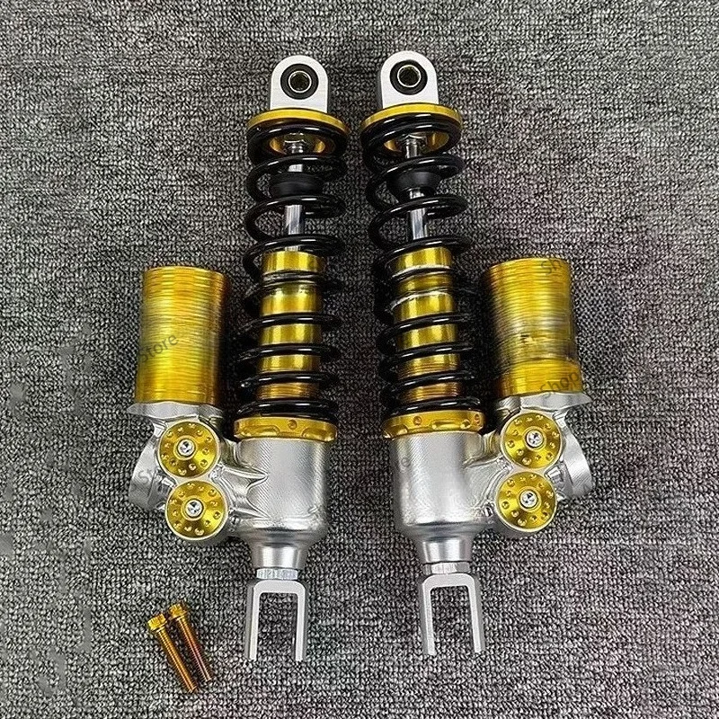 Universal 320mm Motorcycle CNC Rear Adjust Shock Absorber For 125 Dirt Bike Gokart Quad ATV