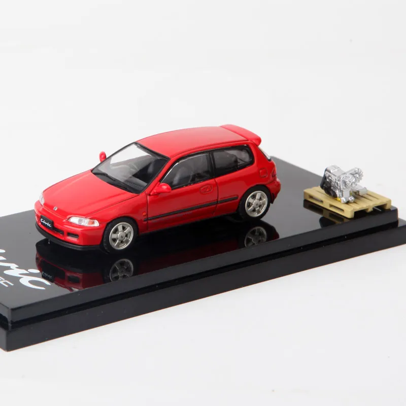 Hobby 1/64 Hon~da CIVIC EG6 car model SUV boy toys gift