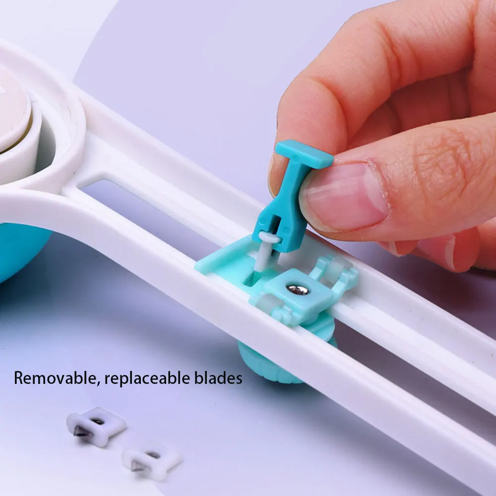 1pc paper cutter, circular cutter with 3 cutting heads, cutting diameter 10-32cm.