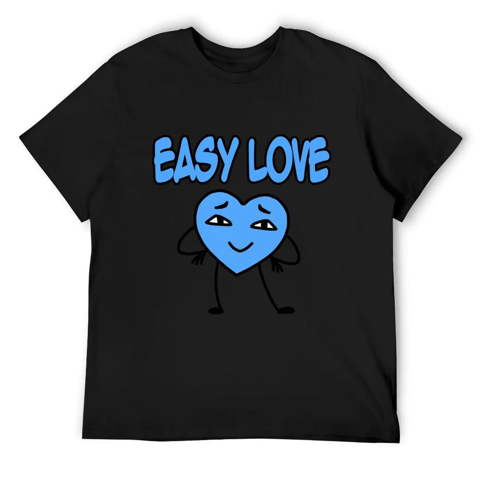

Easy love blue T-Shirt blue lock customs oversized tee shirts for men