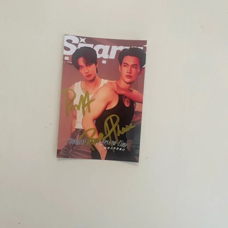 Poohpavel Magazine Cover Poster Autographed Photos Thai TV Pit