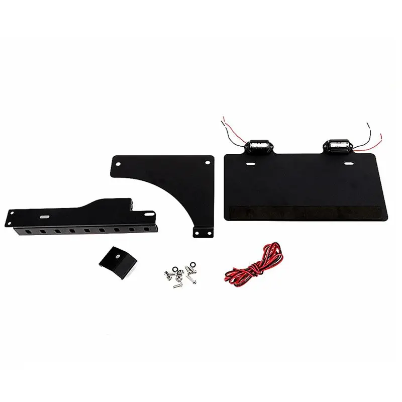 Superior-1 Set Mounting Bracket With Light For Jimny 2019 2020 2021 2022 2023 Accessories Black