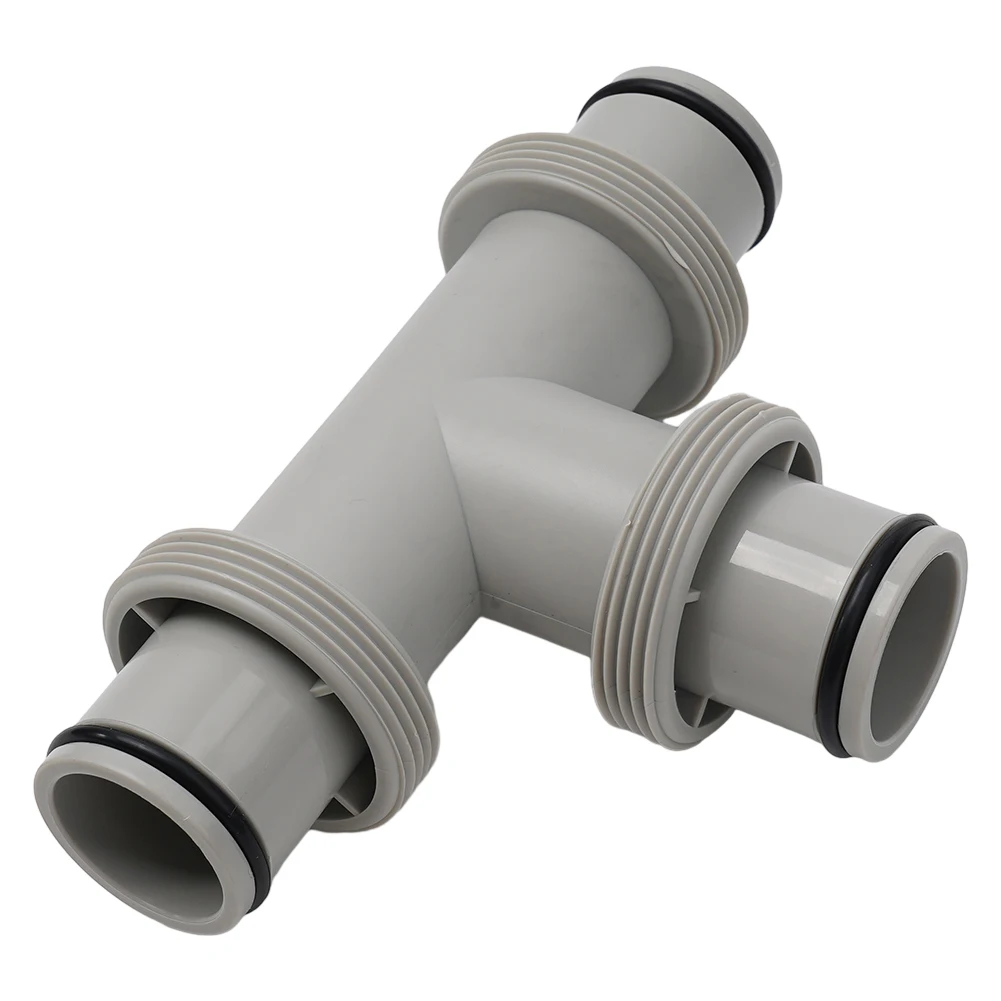 Replacement For Intex Split Hose Plunger Valve Pool Part 1.5in Tee T-Joint Ground Pool Replacement Parts Connector