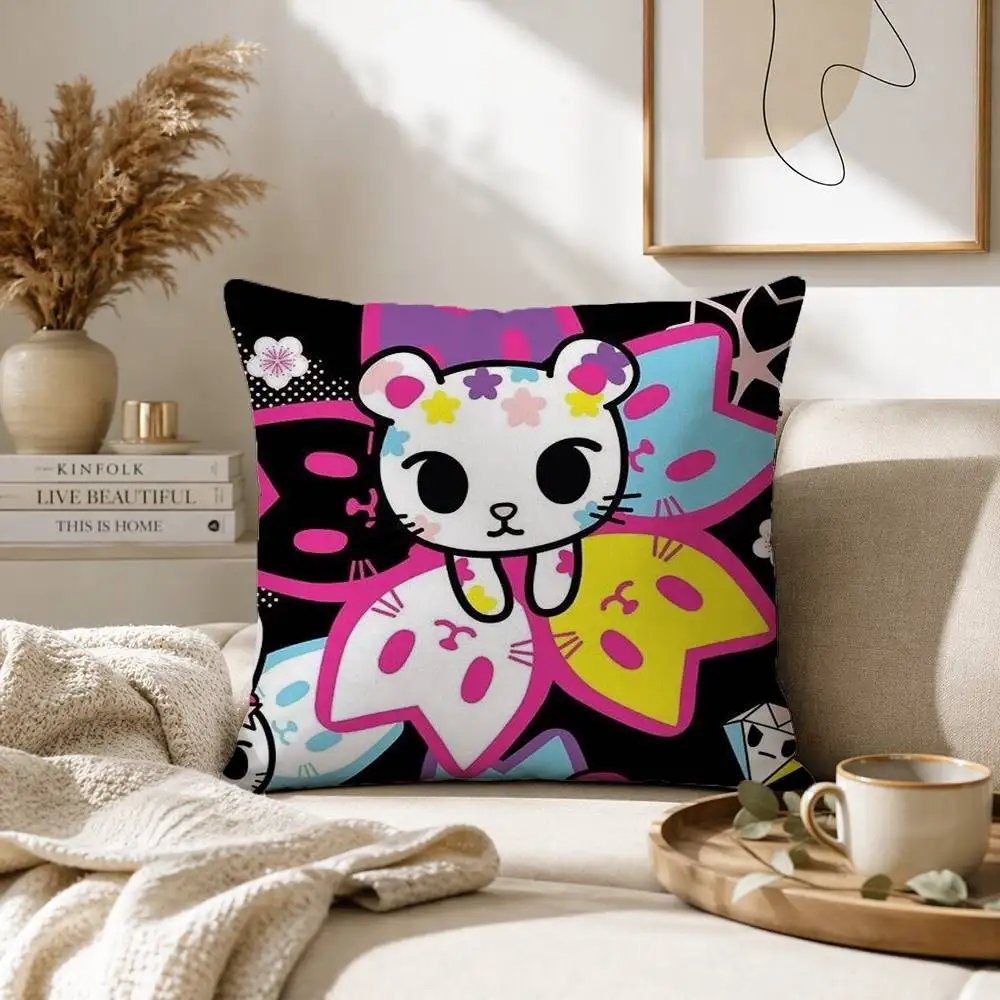B-Beautiful T-Tokidoki-S Pillow Case for Sofa Living Room Home office Decor Protective Cover