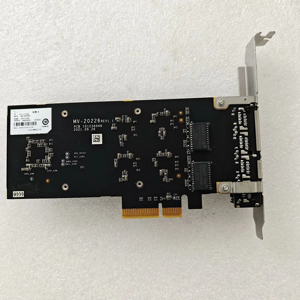 4-port visual acquisition card MV-GE2004 high stability