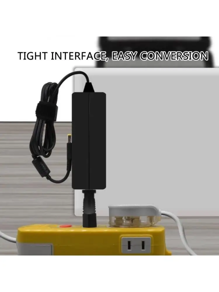  EU 4.0mm to IEC320 C7 2 Hole Female Power Adapter Conversion Plug PVC