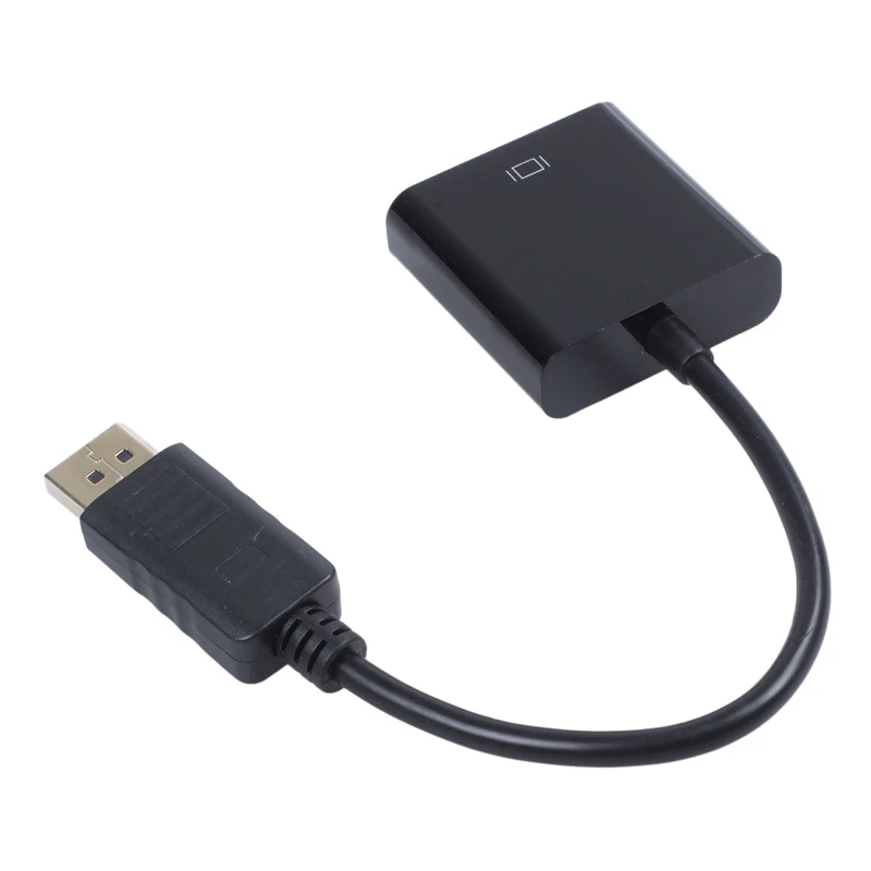 5X 1080P DP Displayport Male To VGA Female Converter Adapter Cable Stock image 5