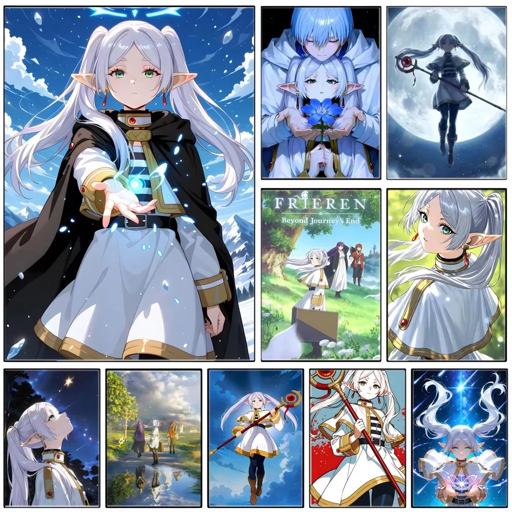 Malen nach Zahlen Set Anime F-Frieren Gemälde DIY Acrylfarben für Erwachsene Heimdekoration