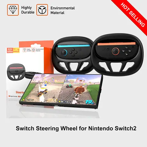 per volante Switch2 Switch, ruote Mario Kart per volante JoyCon2 Switch, adatto per Mario Kart World/Mario Kart