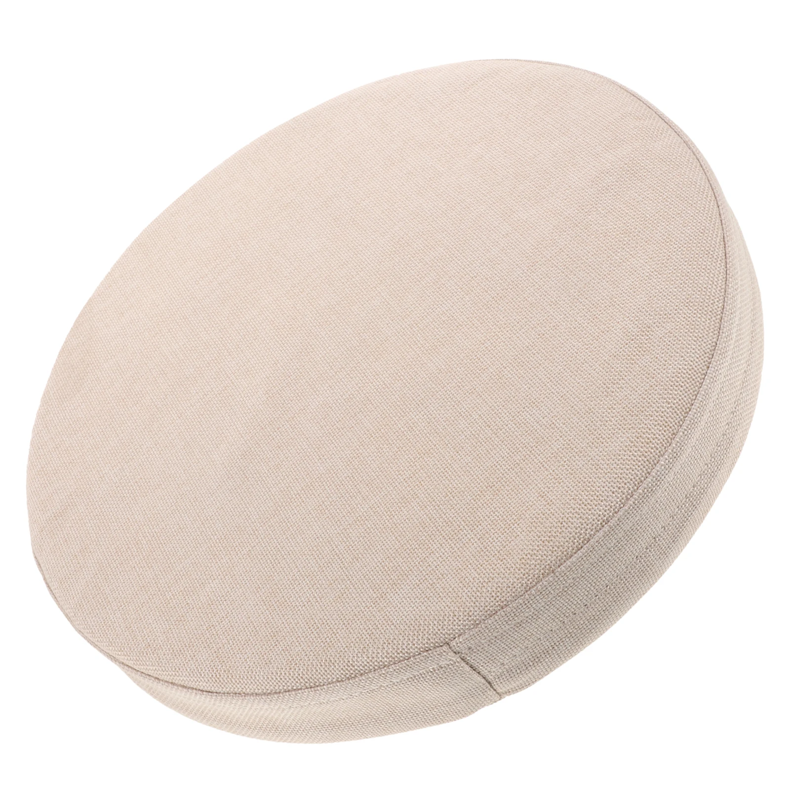 

Round Chair Cushion 18inch Linen Foam Wicker Seat Pad Home Office Outdoor Antislip Beige Round Cotton Cushion Insert