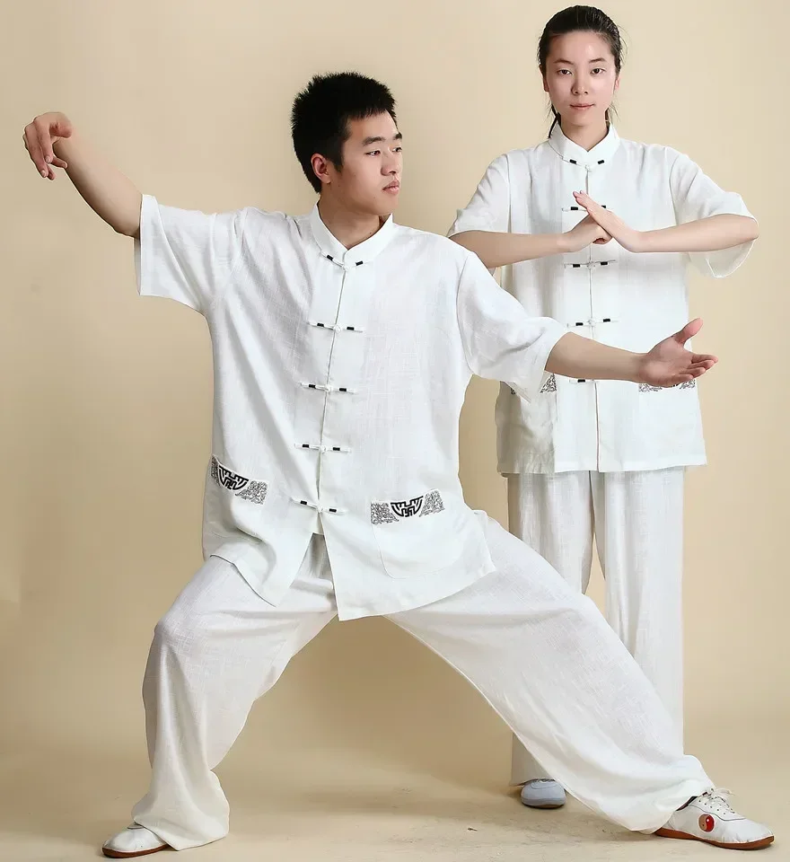 

Kung Fu Uniform Suit Martial Arts Uniform Outdoor Walking Morning Sprots Tai Chi Uniform Clothing Women Men Wushu Clothing