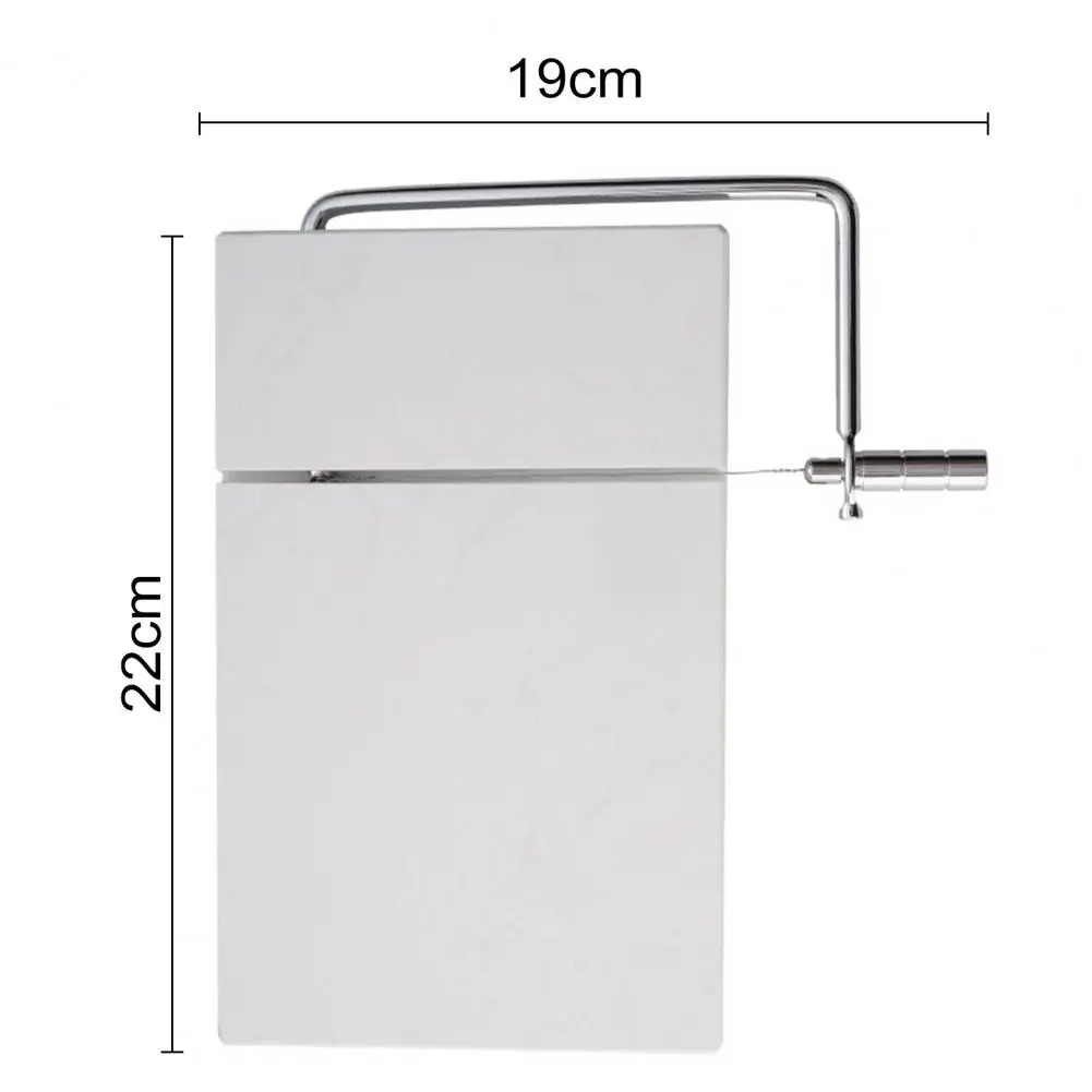 قطاعة الجبن قطع أسلاك الفولاذ المقاوم للصدأ لكتلة الجبن لوح الرخام أداة قطع زبدة البارميزان أداة المطبخ غير القابلة للانزلاق