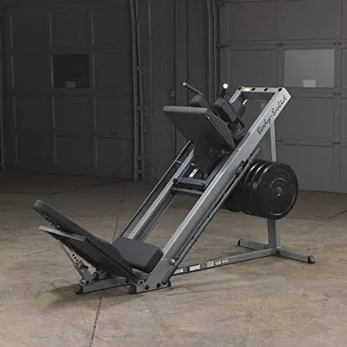 Leg Press/Hack Squat Machine (GLPH1100) Powerful, Comfortable, and Safe for Building an Explosive Lower Body, Home Gym Equipment