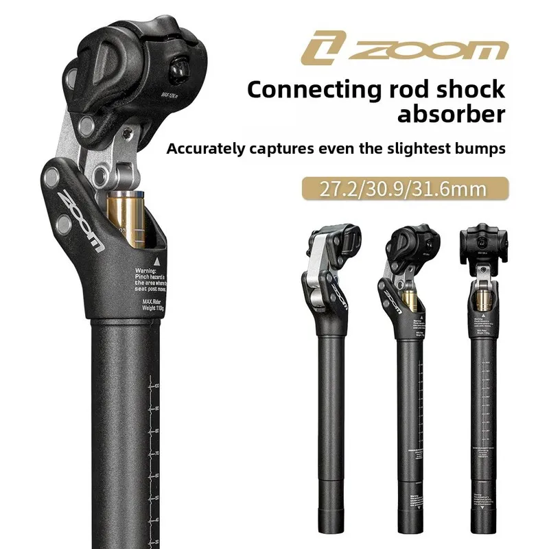 ZOOMXinlong bicycle shock-absorbing seatpost with connecting rod30.9/31.6Mountain bike shock absorber seatpostXCOff-road vehicle