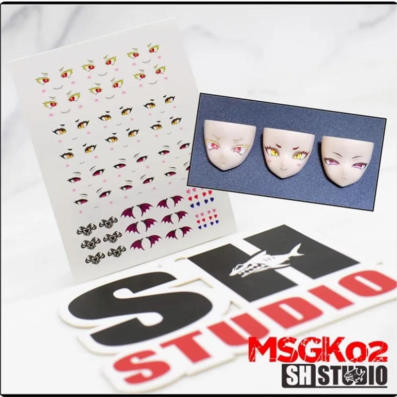 SH STUDIO MSGK02 1/12 Soldier Machine Goddess Device Eye Expression Water Sticker Model Toy Accessories In Stock