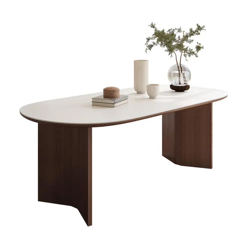 

Furniture, wabi sabi, solid wood, slate, dining table, household, simple, modern
