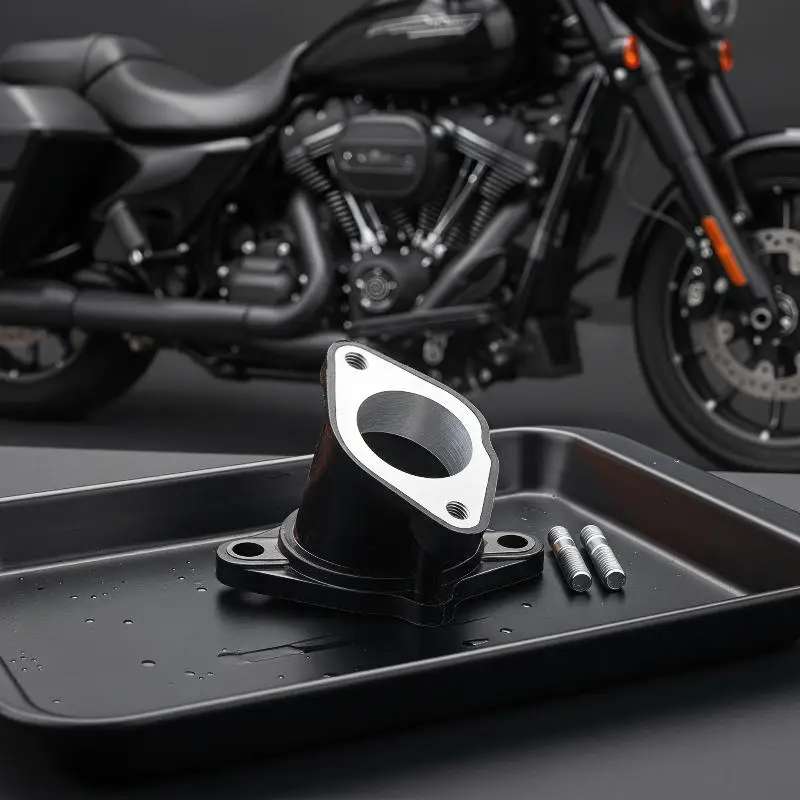 Motorcycle Carburetor Manifold Boot Adapter Easy Installation High Quality Rubber for Street Commuter Motorcycle Repair Part