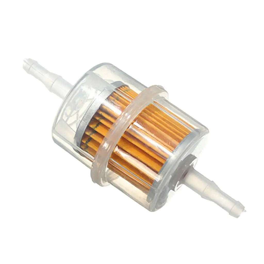 Universal Motorcycle Motorbike Car Inline Fuel Filter Fits 6mm 8mm Pipes