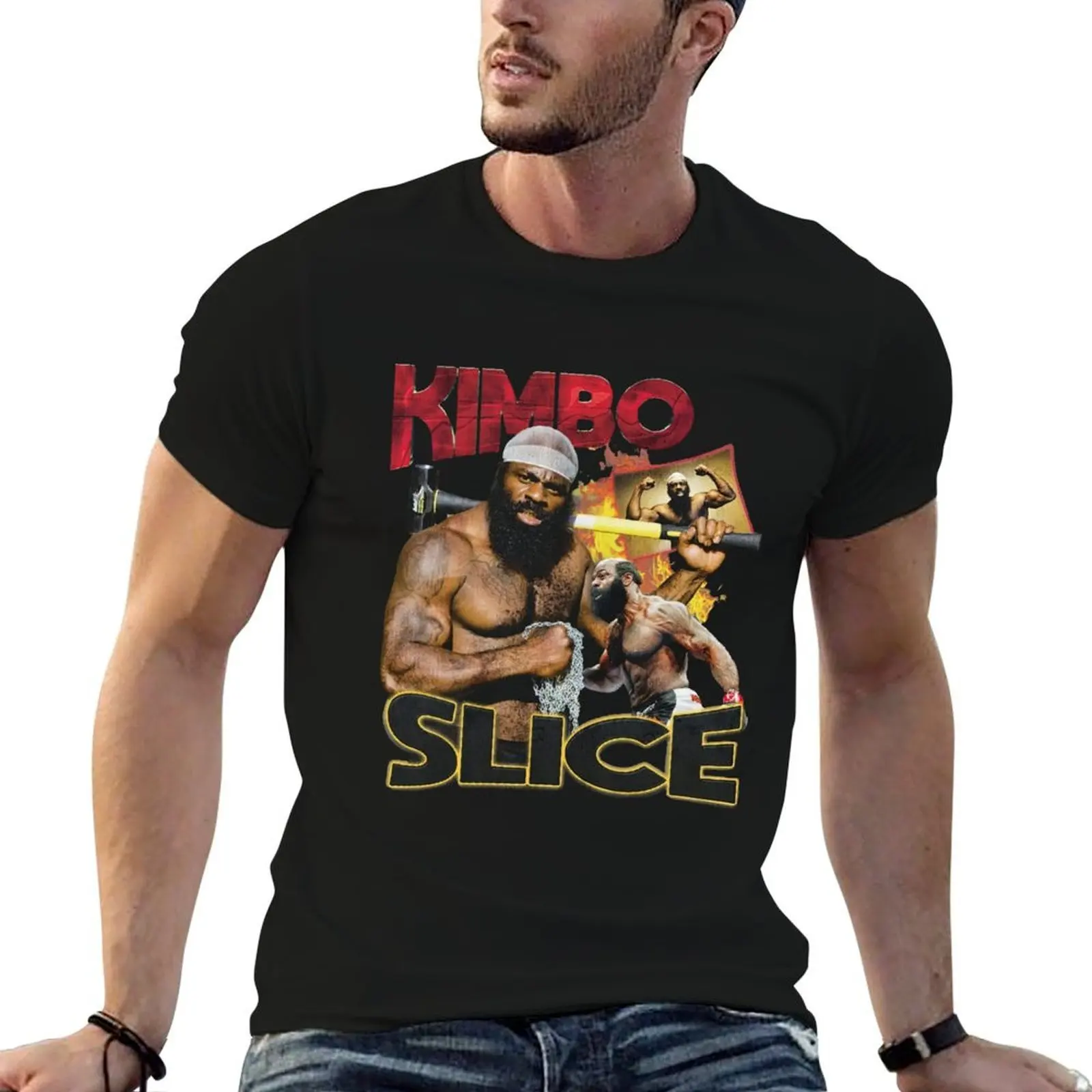 

Kimbo Slice - Vintage Style Rap T-Shirt man graphic t shirt cotton t shirt man man tshirt T-Shirt