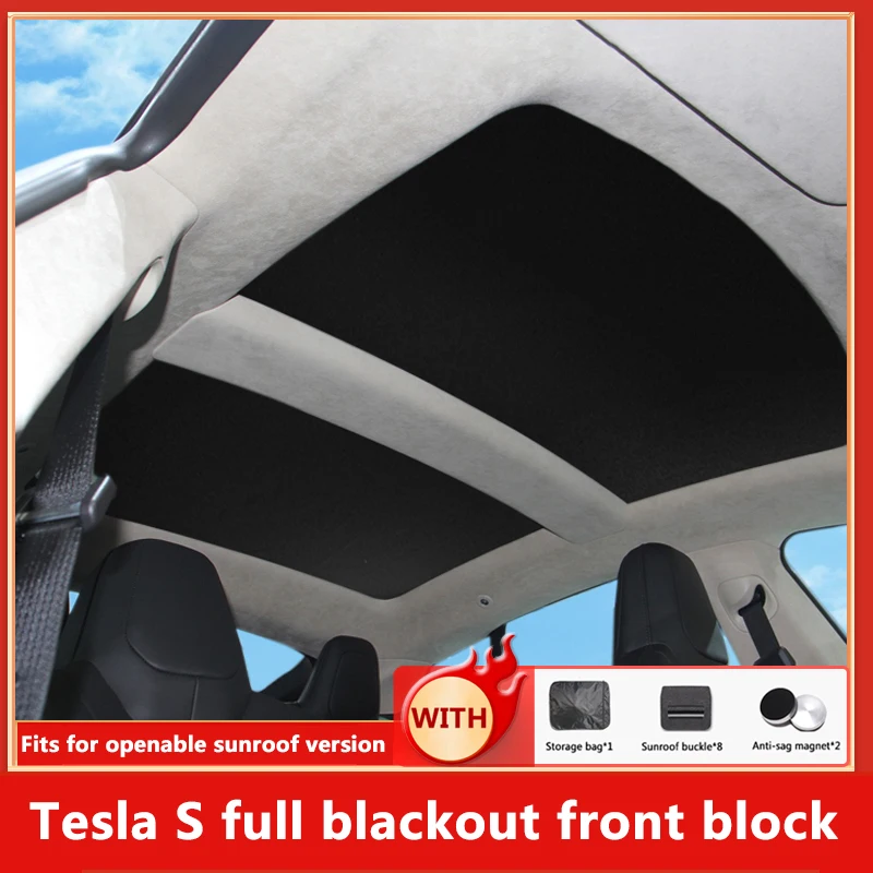 Product price high quality sunshade for Tesla model S openable version TS-1001 6pcs/set