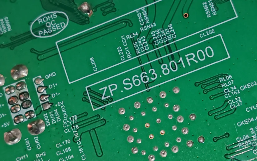 ZP.S663.801R00 Drei-in-einem-TV-Motherboard, gut getestet, physisches Foto für 20–58 V, 600 mA, 25 W