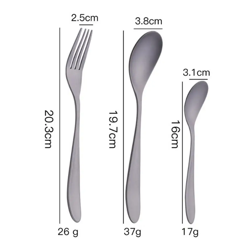 High Quality Portable Titanium Spoon Long Handle Environmental Light Titanium Cookware Cutlery Fork Chopsticks Outdoor Tool