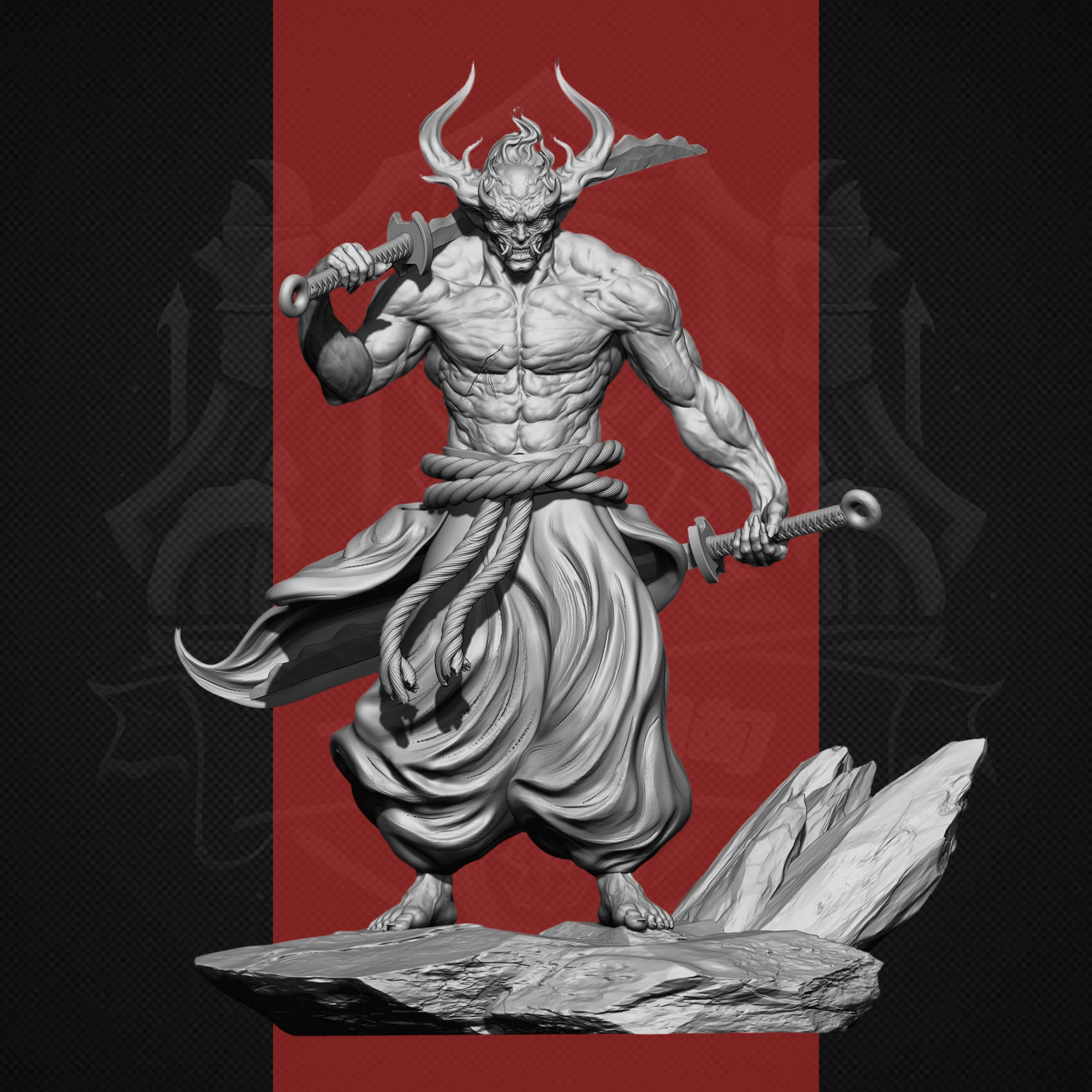 GK A14-10 flesh color resin Uncolored and unassembled mold figure model ornament