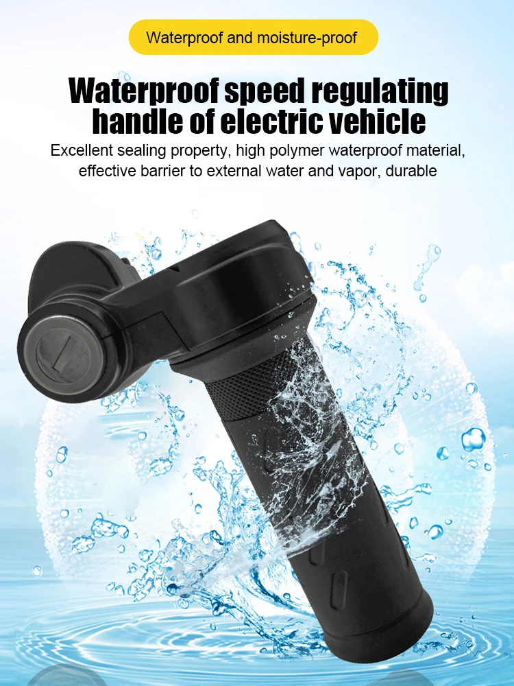 Bicicleta elétrica scooter torção aperto do acelerador tensão universal e-bike aperto do acelerador scooter lidar com velocidade do veículo regulador alça