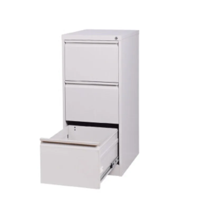 Modern 2/3/4 Drawer Steel Card Box File Cabinet With Key-Lock Adjustable Office Furniture School Home Office Hospital Workshop