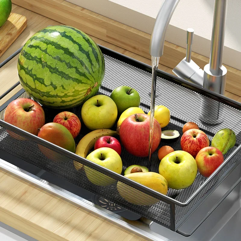 Kitchen rack multi-layer mobile floor trolley storage rack vegetable and fruit snacks