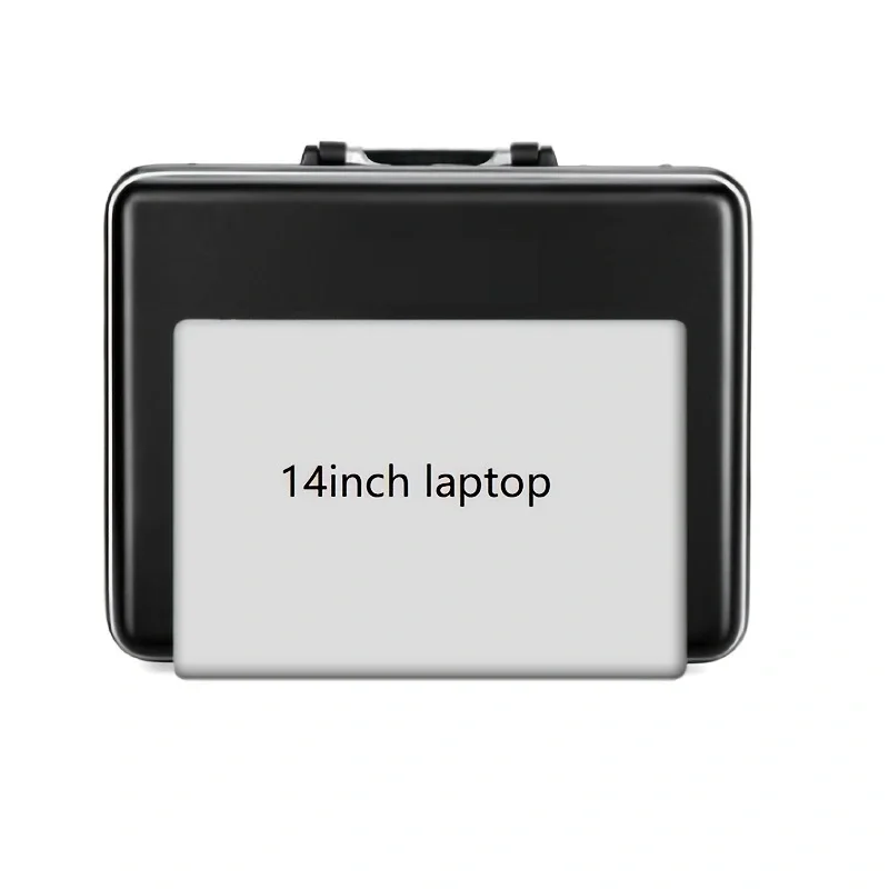 Aluminum Alloy Hard Shell Briefcase - Key Lock Laptop Business Case, Carry On Luggage Bag for Business Travel