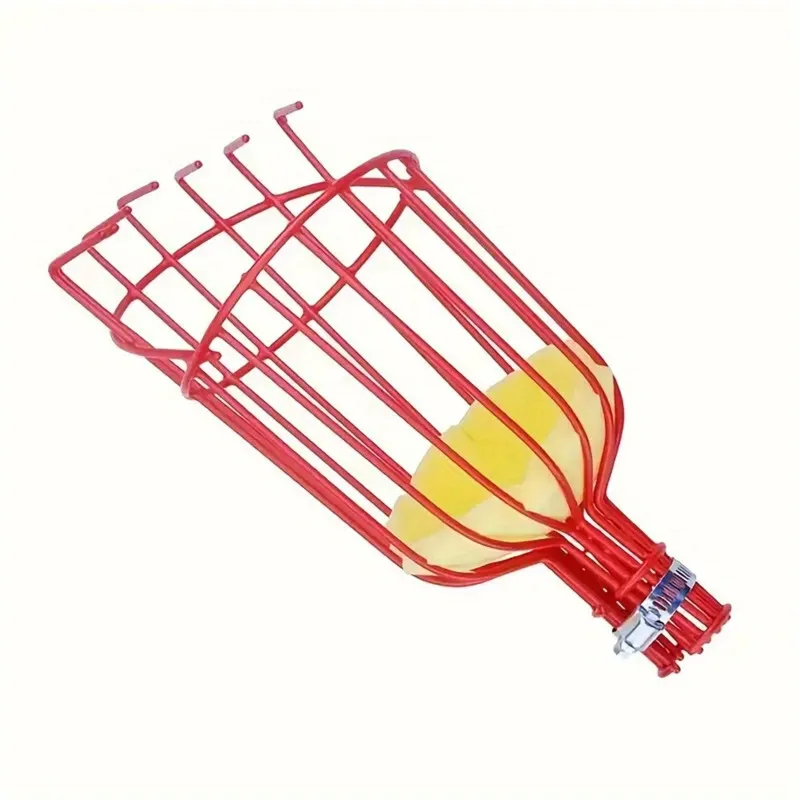 High Altitude Fruit Picking Claw Tool, Metal Garden Basket for Peaches, Pears, and Oranges, Convenient Gardening Tool