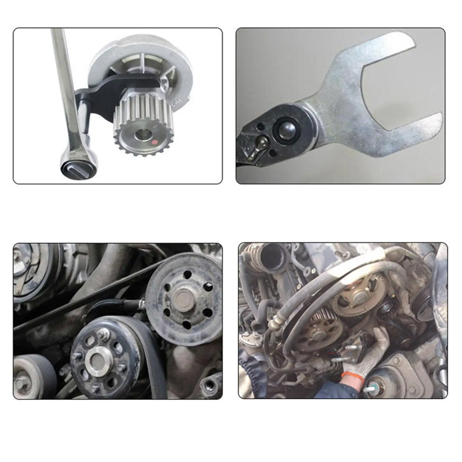 Premium Steel Water Pump Wrench High Hardness Belt Tensioner Wrench Car Repair Tool for Buick Excelle