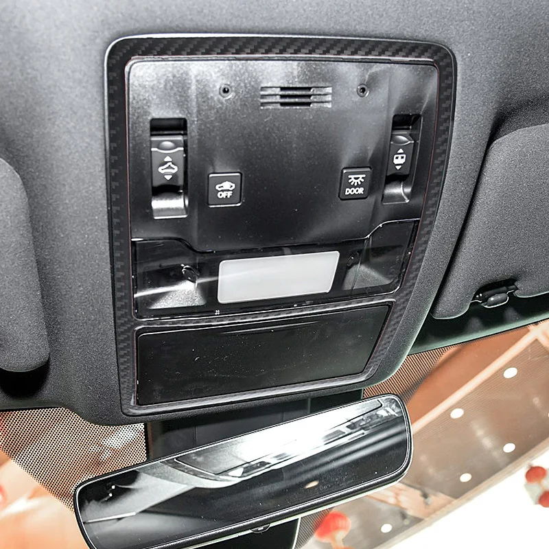 

Для Lexus RX300/200: Декоративная рамка передней лампы для чтения из настоящего карбона, детали для модификации интерьера автомобиля