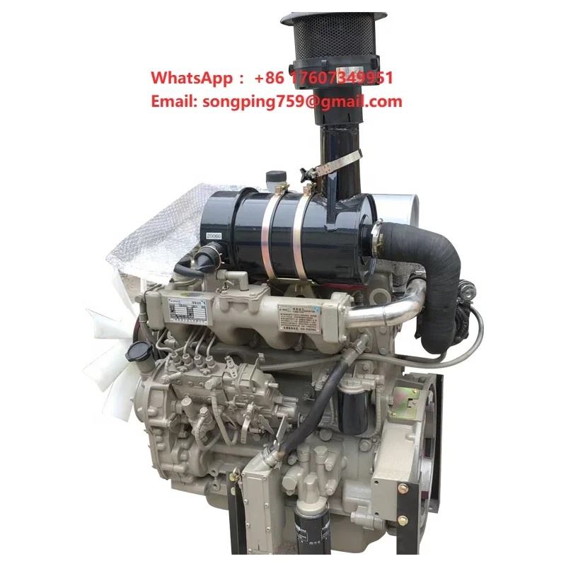 Huafeng 4100 4102 Naturally Aspirated Supercharged diesel Engine for Loaders,  Generator Sets, Cement Mixers