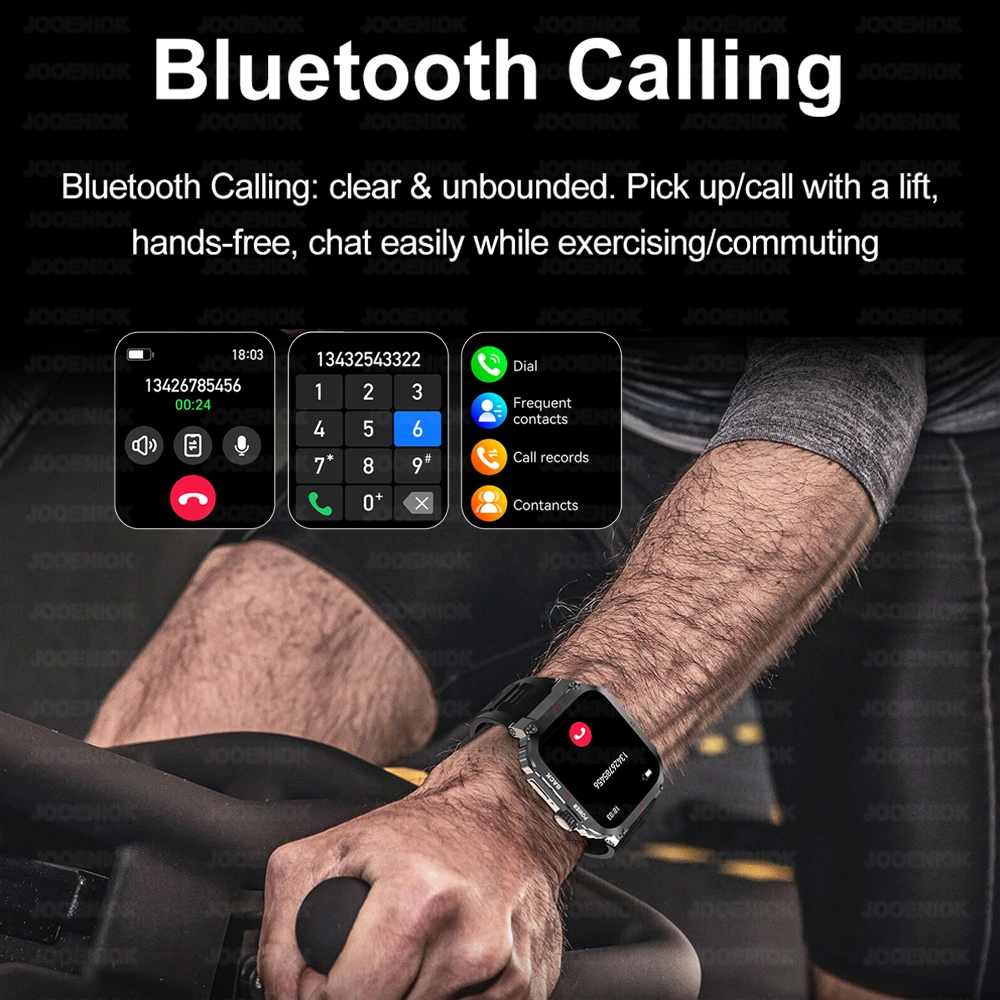 2025 جديد لشاومي العسكرية لتحديد المواقع ساعة ذكية الرجال 1.91 "AMOLED شاشة IP68 مقاوم للماء الرياضة جهاز تعقب للياقة البدنية BT دعوة Smartwatch #4