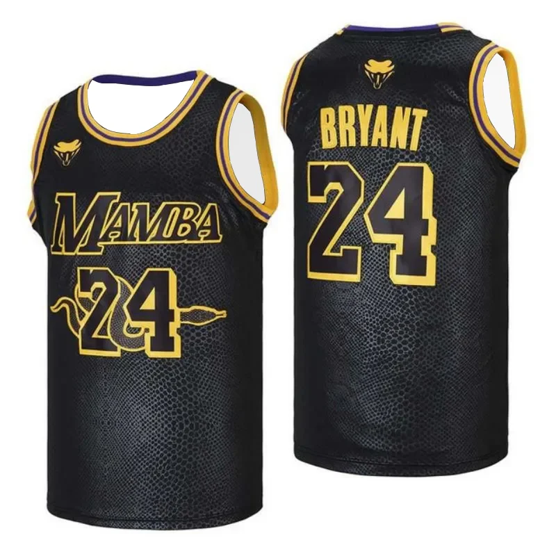 2025-26 Camisetas de baloncesto de gran tamaño para hombre Kobe 24 Bryant Athletic sin mangas para mujer MAMBA High Street Hip Hop ropa deportiva