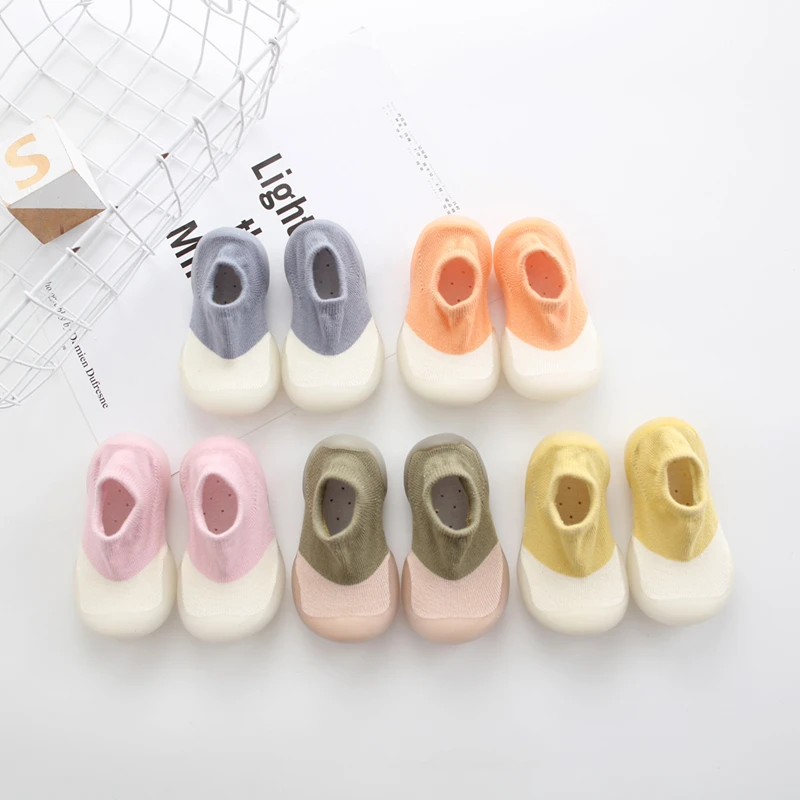 baby socks shoes for spring autumn cute cat style cotton floor shoes soft botton anti-slip first walkers 0-3 years