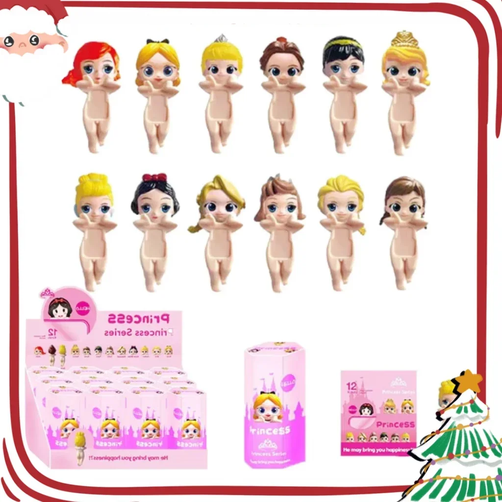 

MINISO Sonny Angel Figures Princess Series Blind Box Kawaii Model Collection Ornament Anime Doll Christmas Gifts Children Toys