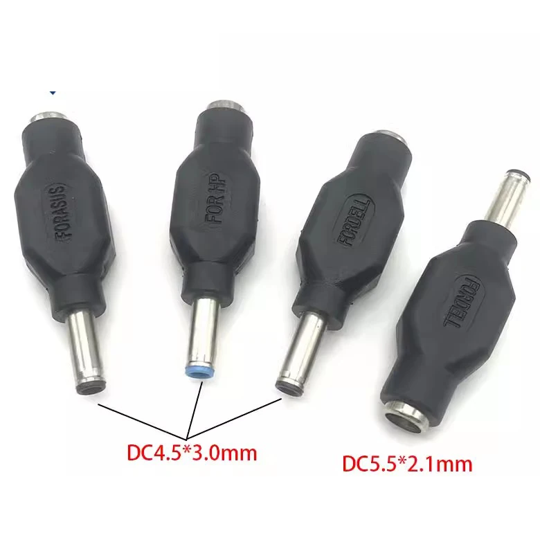 1 Pcs 4.5X3.0 Mm Dc Maschio a 5.5X2.1 Millimetri Dc Female Power Plug Adapter Connettore 4.5*3.0 Jack per Dell per Hp All\'ingrosso Aqjg