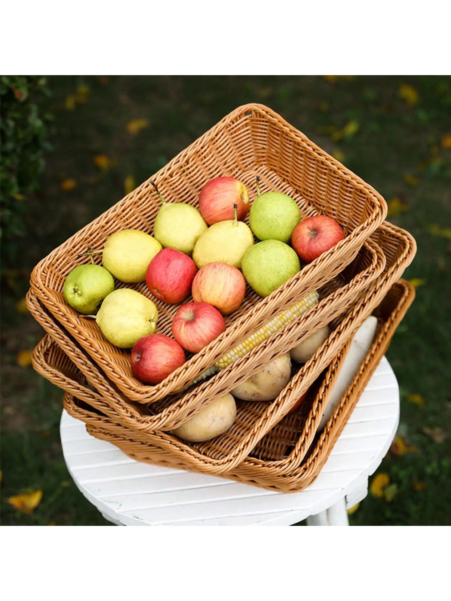 

Can Be Used To Separate Fruits, Sandwiches, And Snacks. Dining Room Snack Tray. Household Miscellaneous Storage Tray. Suitable For Dining Room, Bake