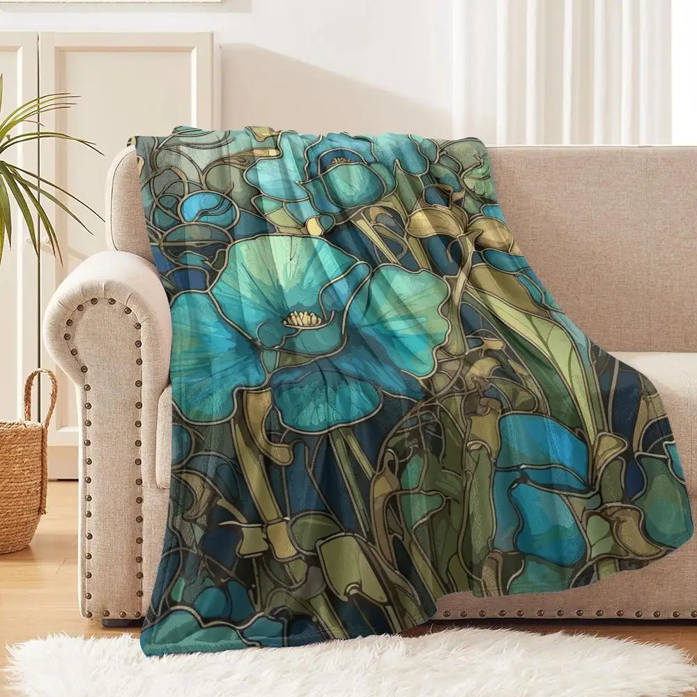 

Плед Black Rose из мягкого фланеля, легкое летнее одеяло для дома, дивана, уютной кровати, путешествий