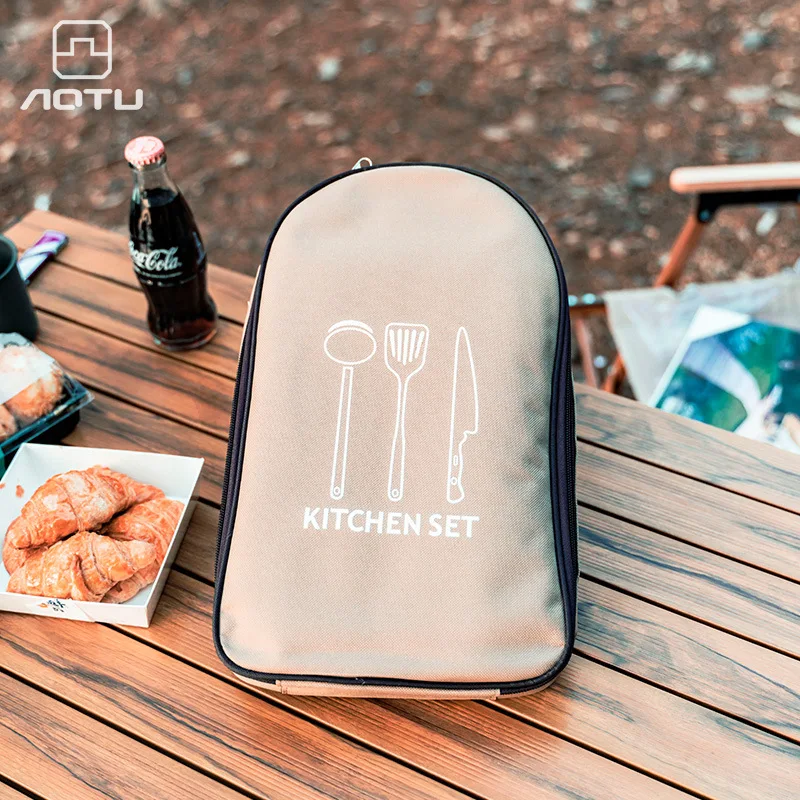 

Cookware Storage Bag Outdoor Camping Cookware Portable Bag Tableware Picnic Supplies Camping Tool Storage Box