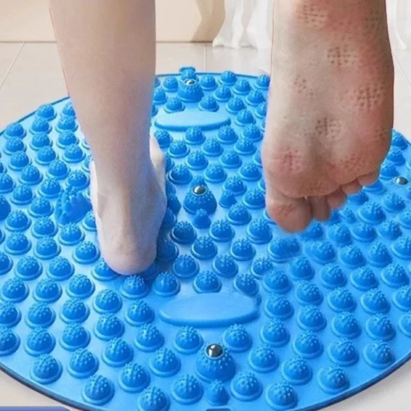 Foot Massage Acupressure Mat Muscle Relaxation Acupuncture Mat Pilates Fitness Yoga Accessories Foot Training Round Workout Mat