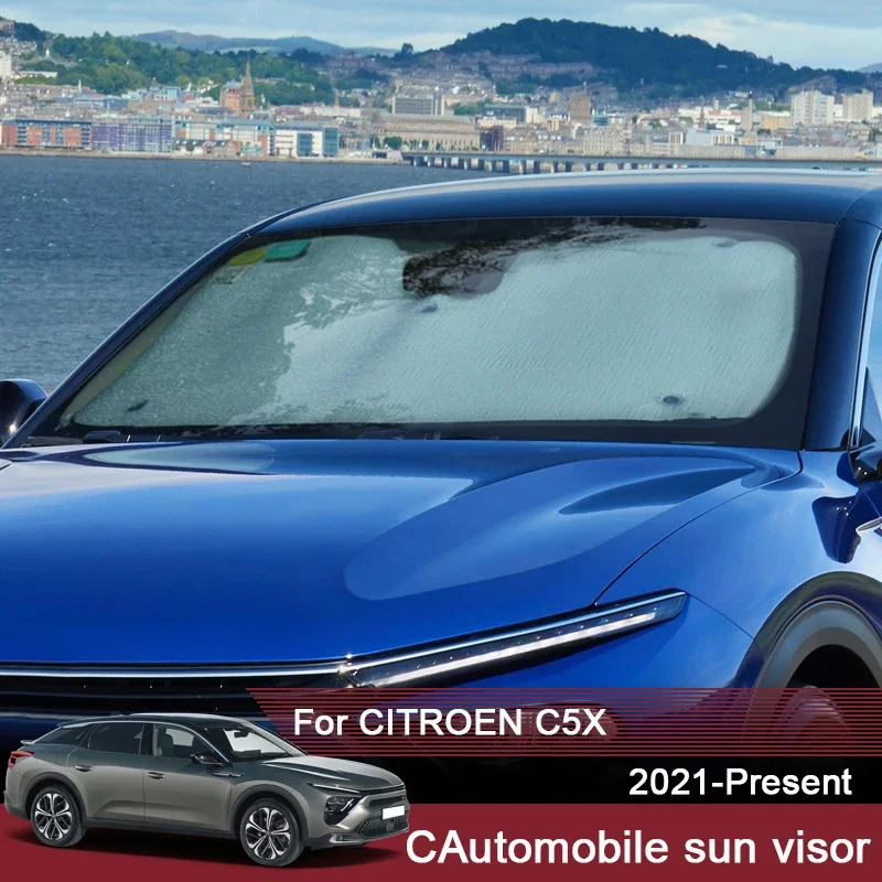 

Автомобильные солнцезащитные козырьки с защитой от ультрафиолета для Citroen C5X 2021 2022 2023, занавеска на боковое окно, солнцезащитный козырек, защита лобового стекла, аксессуар