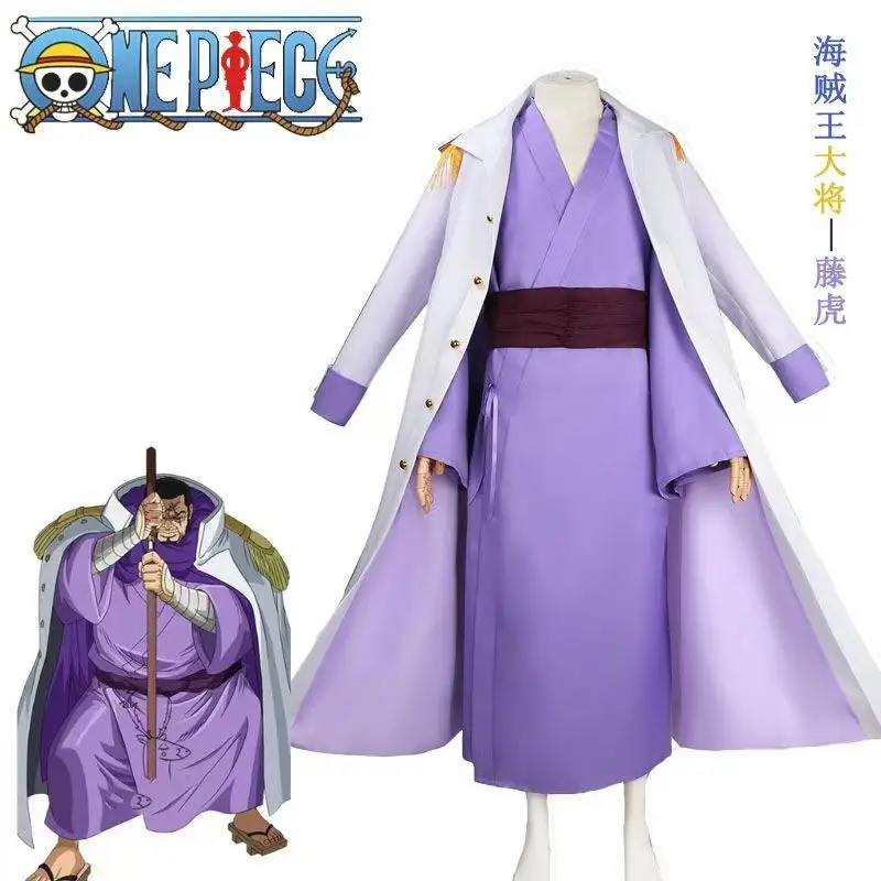 

Горячий аниме One Piece Admiral Issho Косплей Костюм для женщин и мужчин Хэллоуин Карнавальная форма топы Брюки шляпа Полный комплект одеваются в подарок