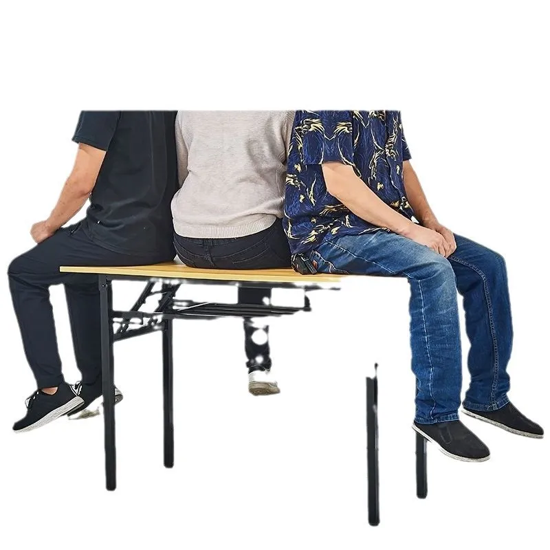 

Simple folding office conference table training desk computer learning strip