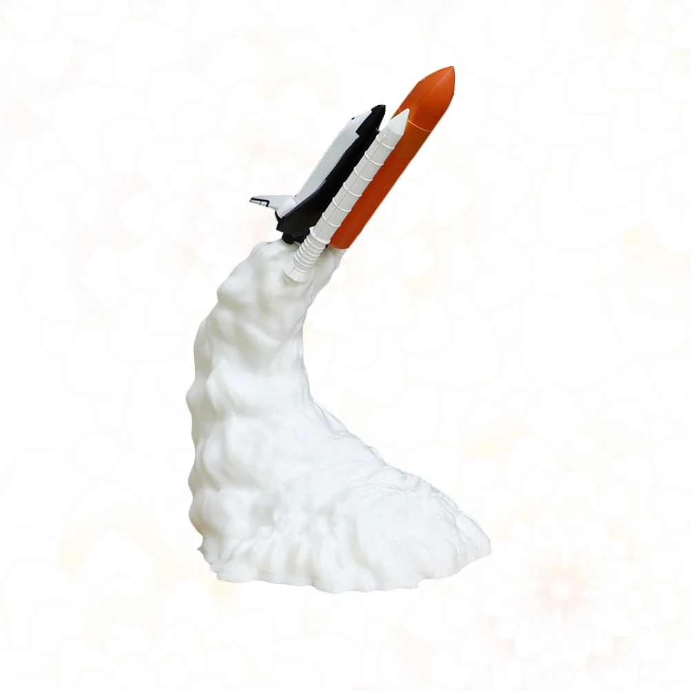 3D Printed Rocket Lamp Delicate Unique Night Light Creative Space Shuttle Decoration Home Bar Cafe Pattern I Lamp