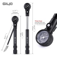 GIYO Shock/Tire Bicycle Pump 300 psi High-Pressure Air Inflator With Gauge For Fork & Rear Suspension Mountain Bike Mtb Supplies