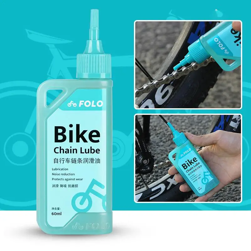 Squirt Chain Lube For Bikes 60ml High-Temperature Resistant Bicycle Chain Oil Mountain Road Bicycle Chain Lube For Noise